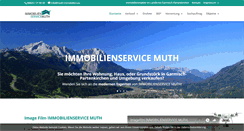 Desktop Screenshot of muth-immobilien.eu